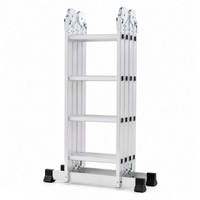 Échelle Multifonctions Pliante 4,61 m en Aluminium