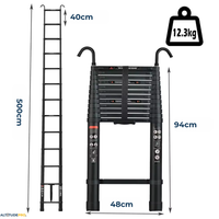 Échelle Télescopique 5m en Aluminium
