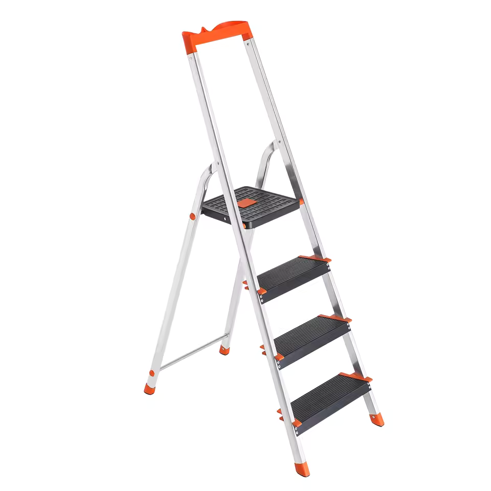 Escabeau Pliant 4 Marches en Aluminium