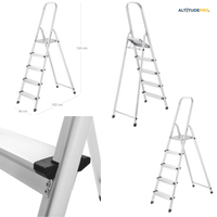 Escabeau Pliant 5 Marches en Aluminium