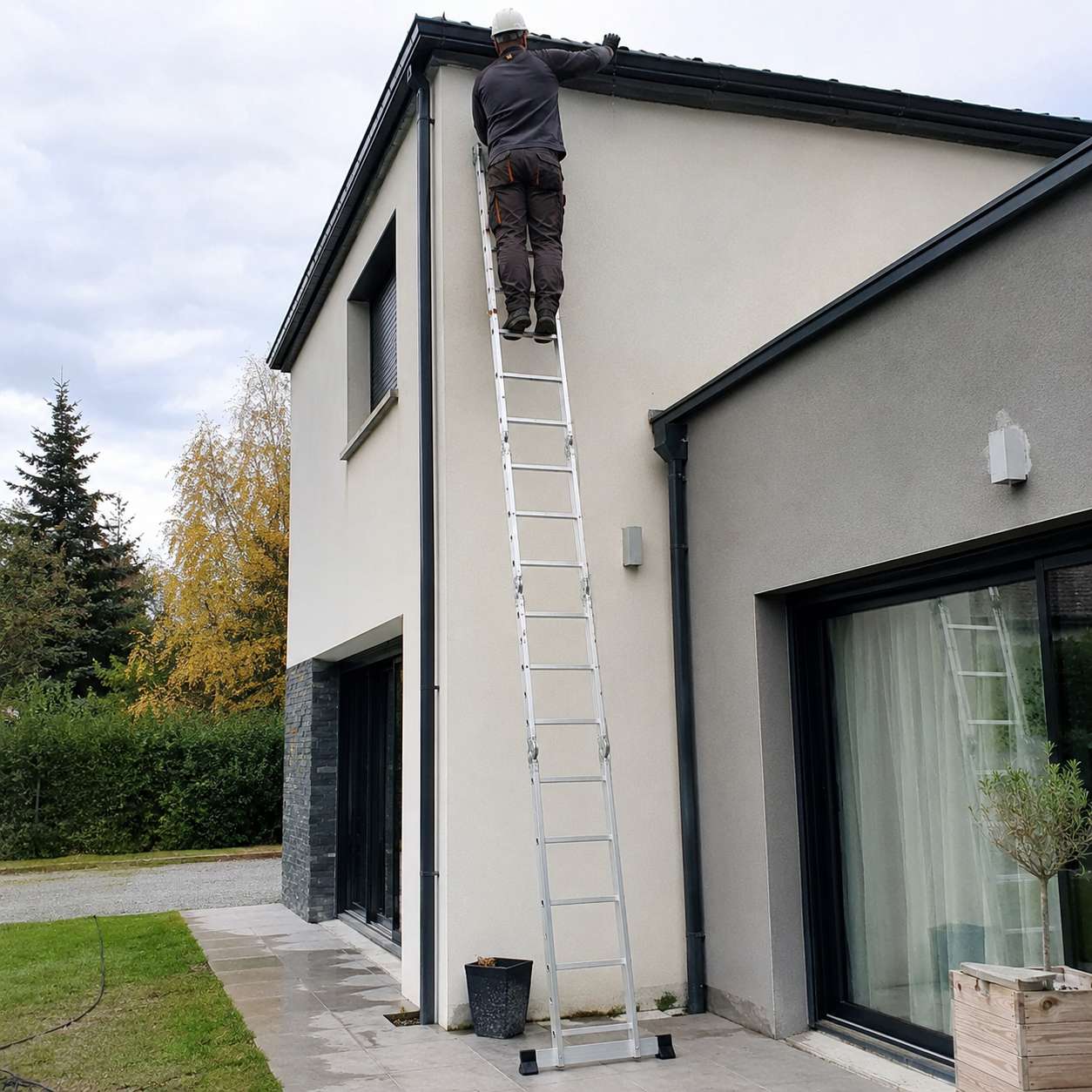 Échelle Multifonctions Pliante 4,61 m en Aluminium