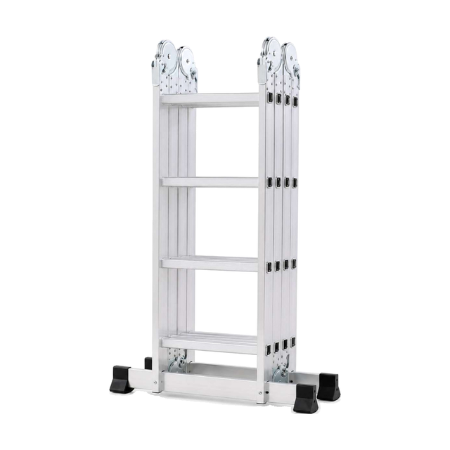 Échelle Multifonction Pliante 4,61 m Aluminium